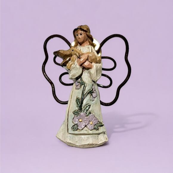 VINTAGE 1990s Angel brooch pin - Picture 5 of 5